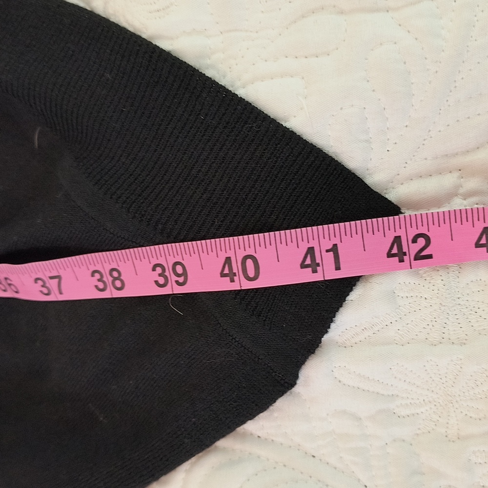 Boston Proper Black Spilt sleeve open front Shrug sz M - Picture 11 of 12